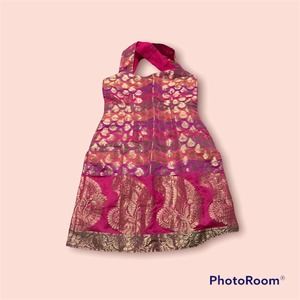 Beautiful print dress hand made